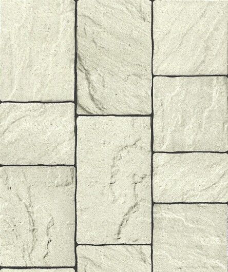 Тротуарная плитка Антара Б.1.АН.6, комплект из 6 видов плит 500х300 мм, высота 60 мм Серый