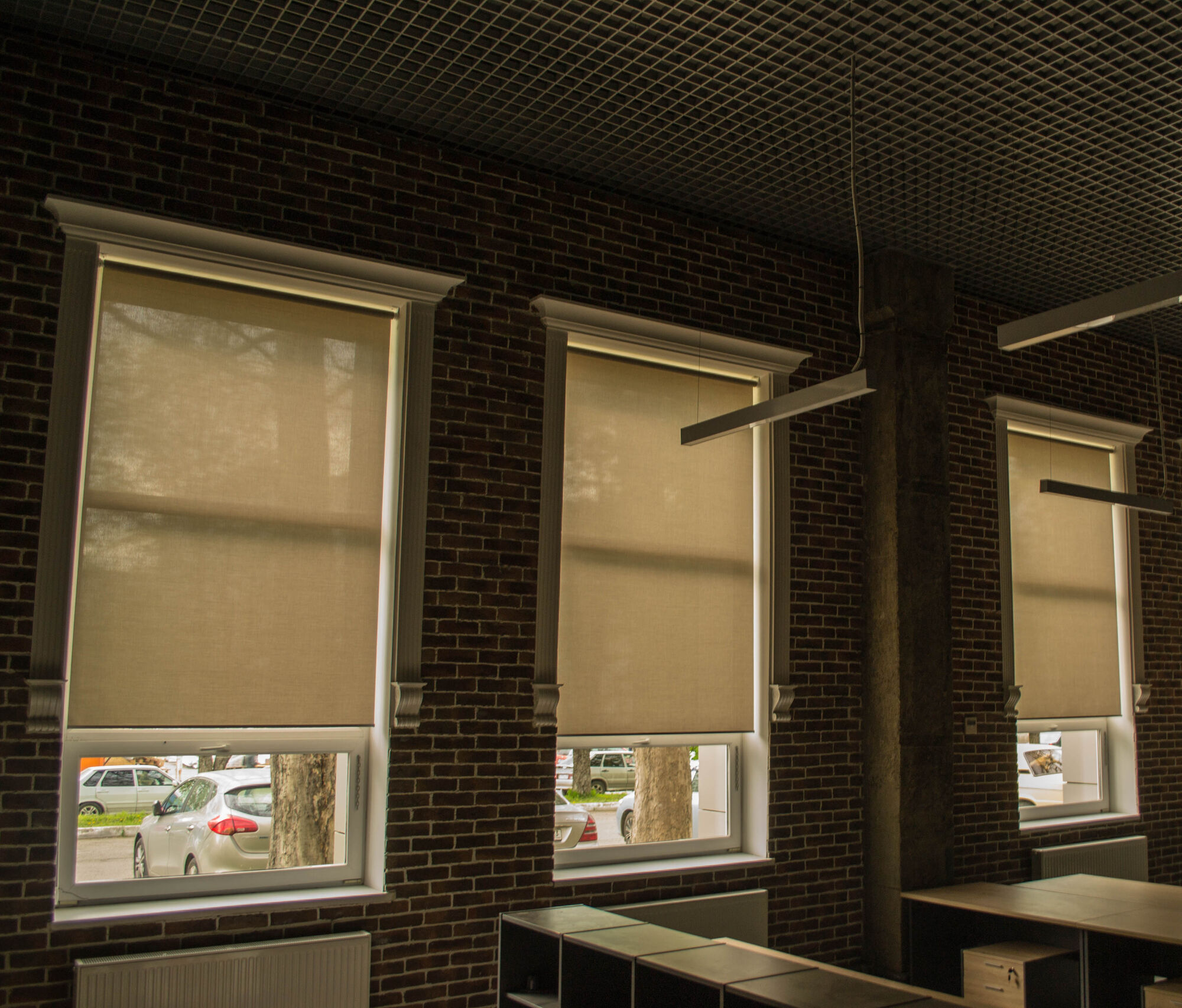 Рулонные шторы для гостиной – конструкции