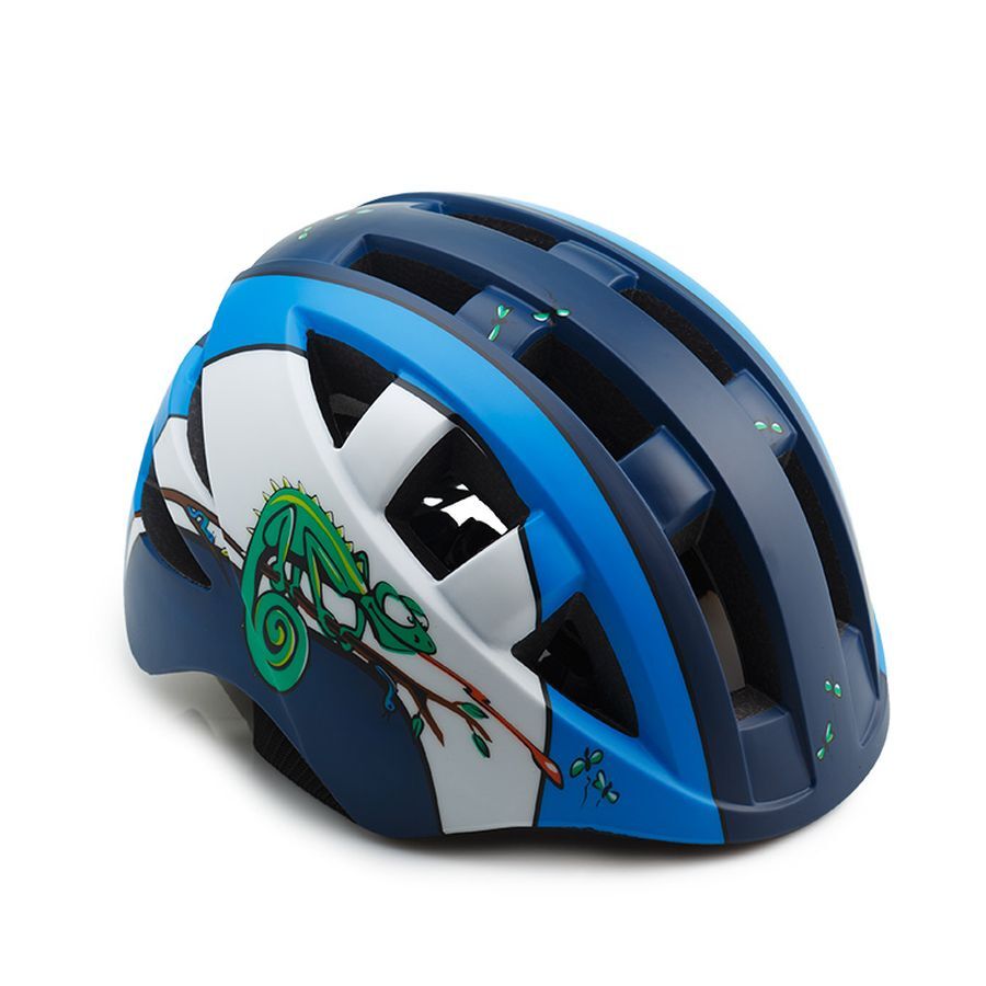 Шлем велосипедный детский Cigna WT-022 (синий/белый, 48-53см)