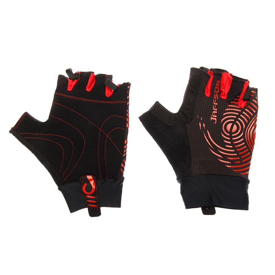 Перчатки JAFFSON SCG 46-0336 XL (чёрный/красный) Jaffson