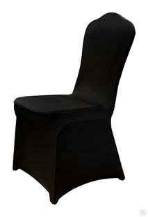 Чехол универсальный на стул из бифлекса цвет черный 