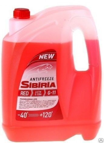 Антифриз SIBIRIA - 40 красный, 5 кг