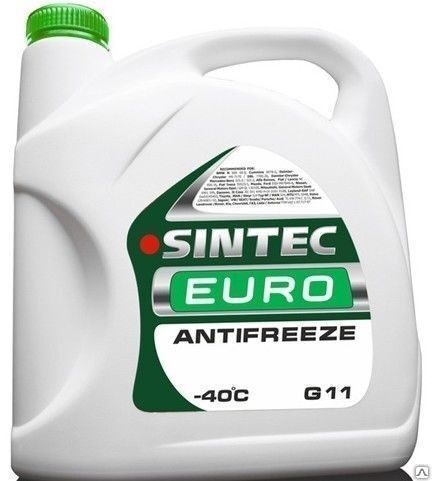 Антифриз SINTEC EURO (зеленый) 10 кг