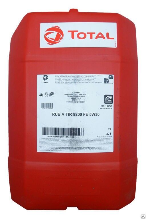 Моторное масло Total RUBIA TIR 9200 FE 5W30 20л