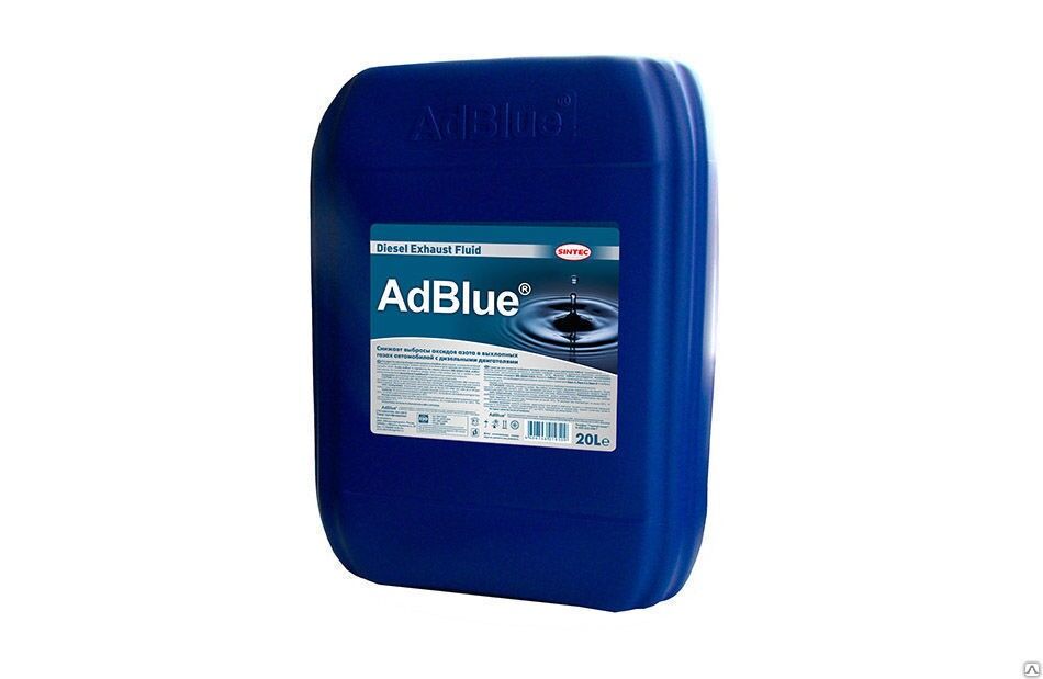 Жидкость SINTEC AbBlue для системы SCR дизельных двигателей, 20 л