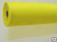 Сетка армирующая фасадная 145 г/м2, 5х5 мм, желтая
