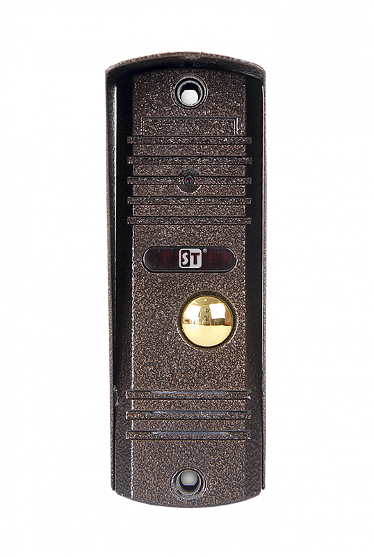 Вызывная панель видеодомофона ST-P102 вер.2 (Медь) CVBS 1000твл, 92° Space Technology