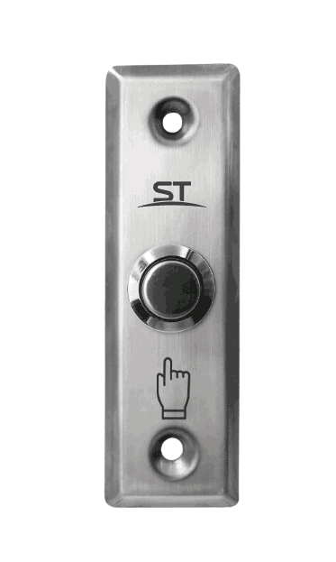 Кнопка выхода металлическая врезная ST-EXB-M01. NO, 3А, IP65 Space Technology