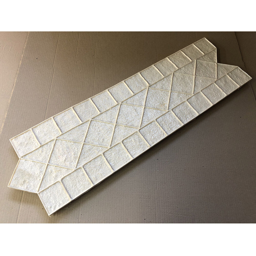 Готовый штамп для декоративного бетона Бордюр Венецианский алмаз F3200