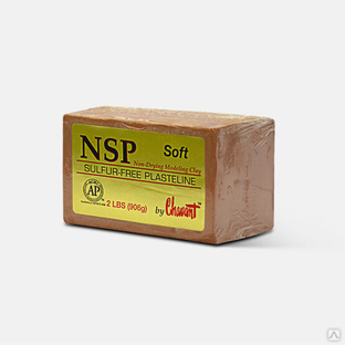Пластилин скульптурный NSP Soft (0.91 кг) 
