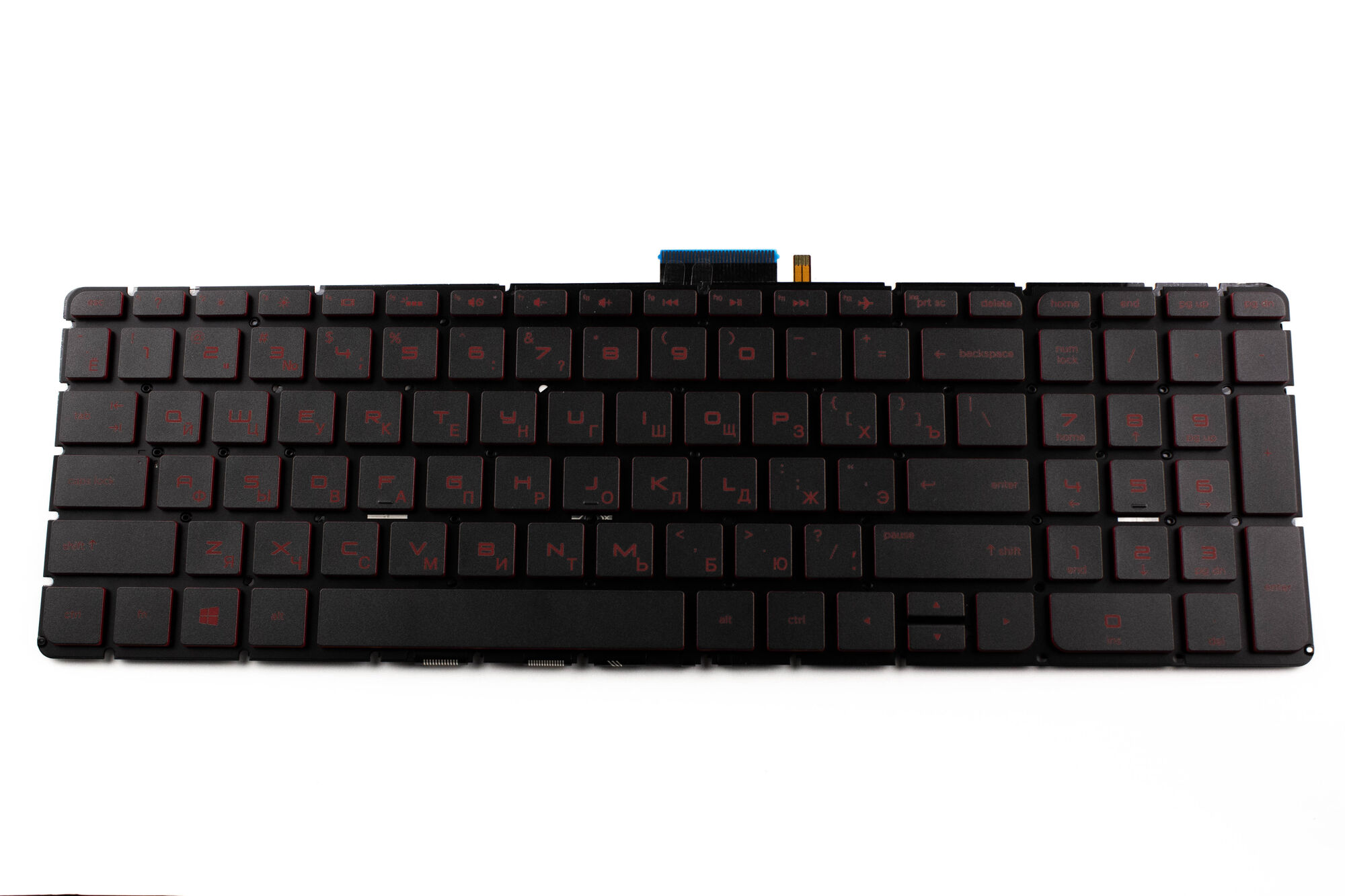 Клавиатура для HP 15-ax Red с подсветкой p/n: 4B+NC802.011, NSK-CW2LN, XZQ.A02