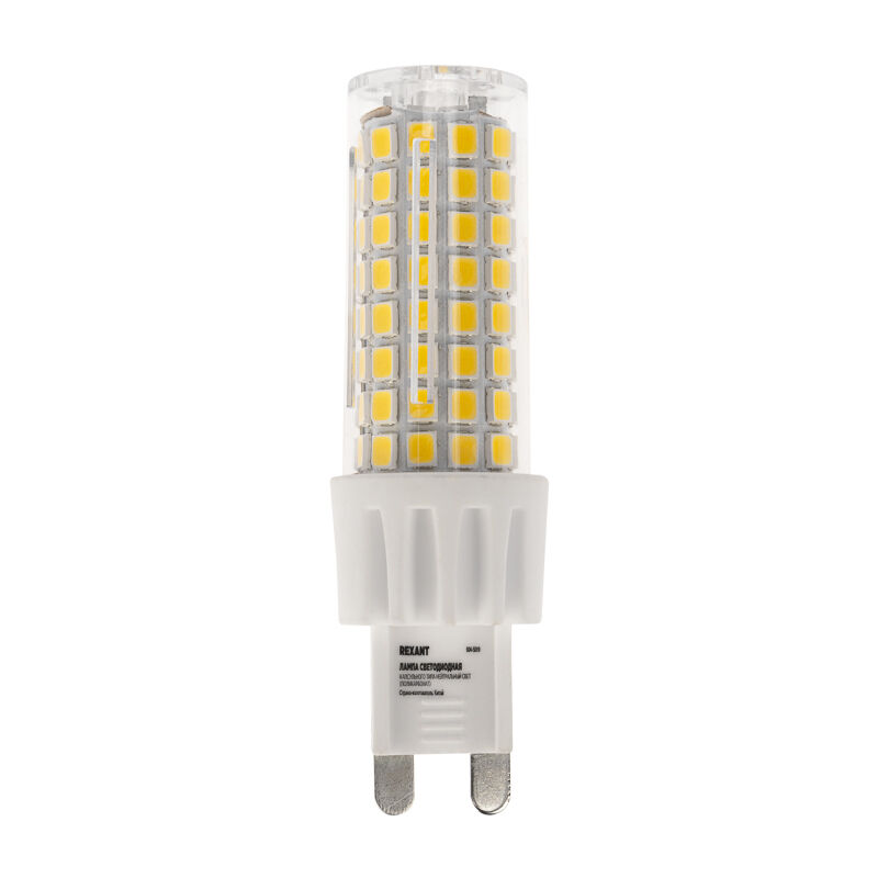 Лампа светодиодная капсульного типа JD-CORN G9 230 В 7 Вт 4000 K нейтральный свет (поликарбонат) "Rexant" 3
