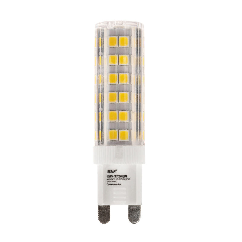 Лампа светодиодная капсульного типа JD-CORN G9 230 В 5 Вт 4000 K нейтральный свет (поликарбонат) "Rexant" 3